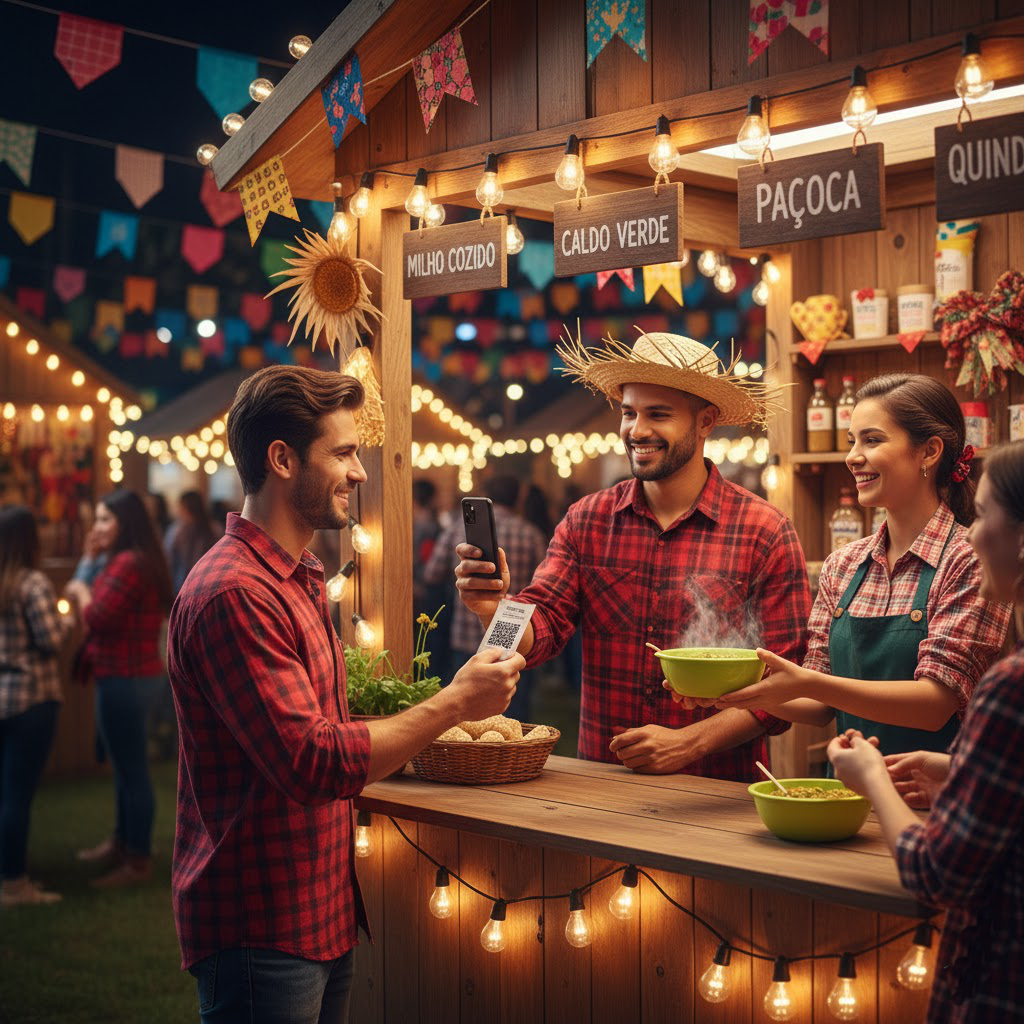 O sistema perfeito para eventos e pontos de venda internos